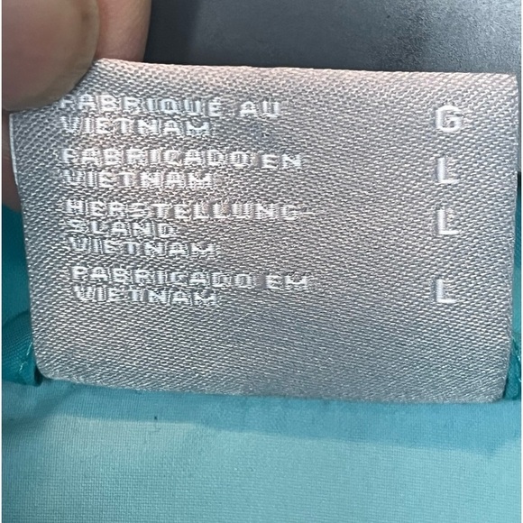 Columbia Nylon Blue Rain Wind Coat Large Packable - Picture 5 of 16